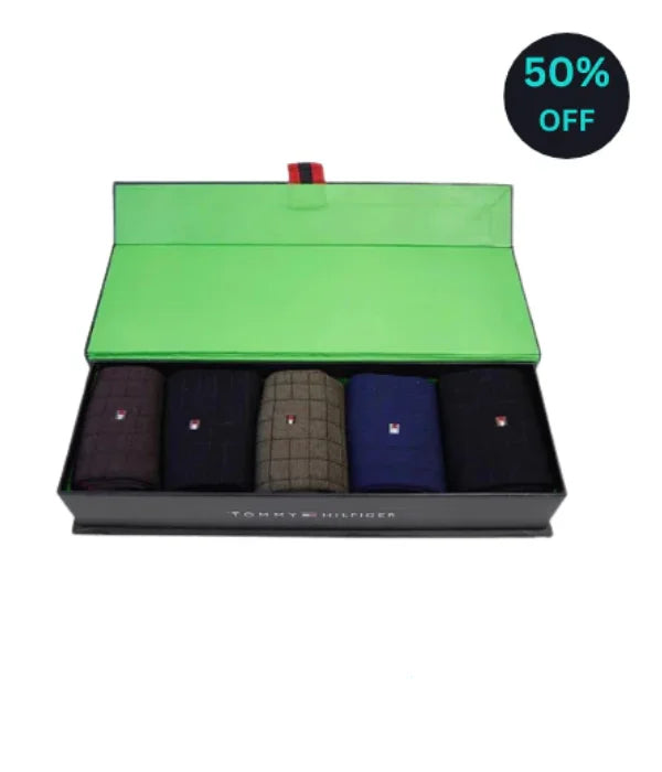 LS Branded T-o-m-m-y H-i-l-f-i-g-e-r Full Socks (Pack of 5)