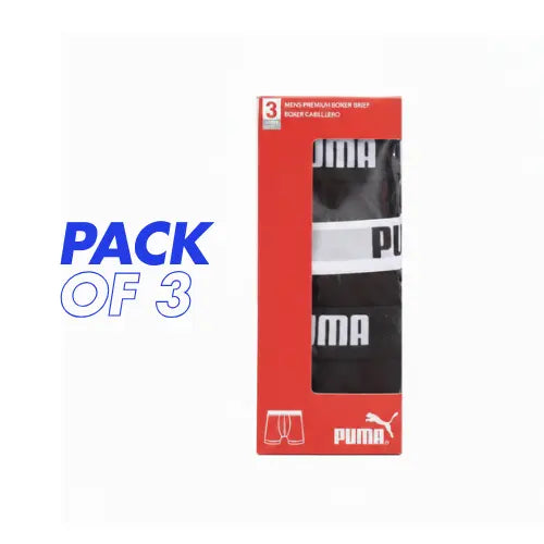 P-u-m-a Premium Men’s Boxers | Pack of 3
