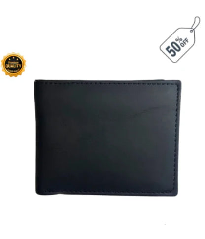 Premium Napa Leather Wallet – Black
