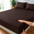 3 PC Quilted Waterproof Mattress Protector