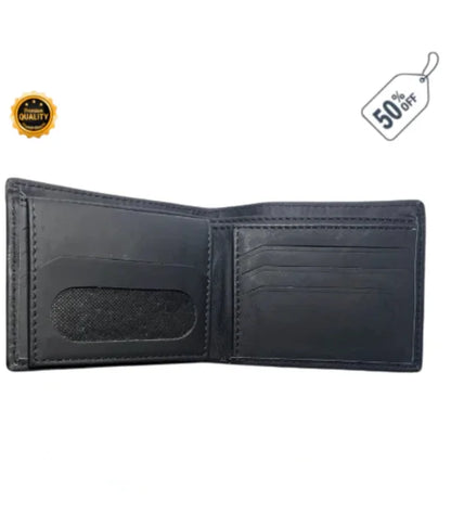 Premium Napa Leather Wallet – Black