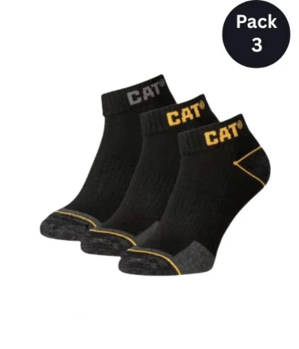 LS Branded C-a-t Ankle Socks (Pack Of 3)