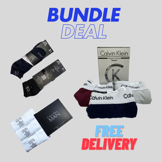 Premium Quality C-a-l-v-i-n K-a-l-i-n Comfort Bundle (Boxer, Vest & Socks)