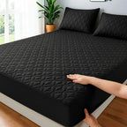 3 PC Quilted Waterproof Mattress Protector