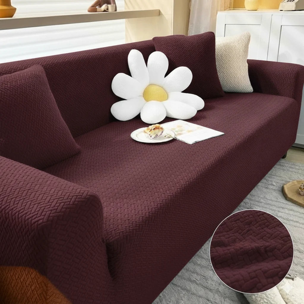 Jacquard Stripe Sofa Cover