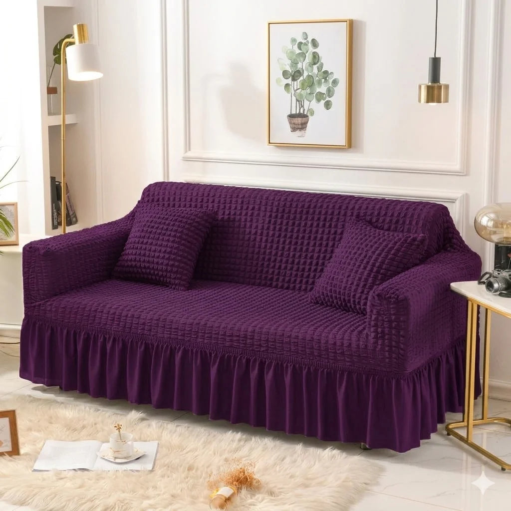 Fluffy Bubble Texture Sofa Cover