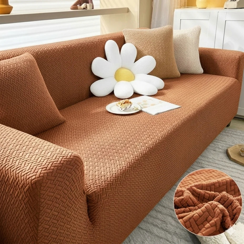 Jacquard Stripe Sofa Cover
