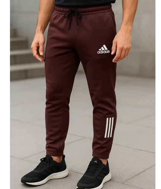 A-d-i-d-a-s Dri-FIT Maroon Trouser