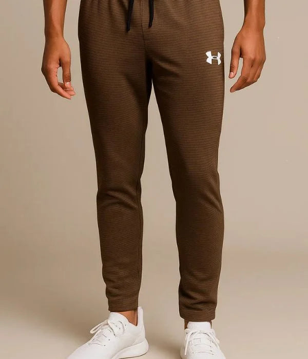 Under Armour Brown Colour Workout Trouser – High Performance Fit