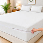 3 PC Zipper Waterproof Mattress Protector