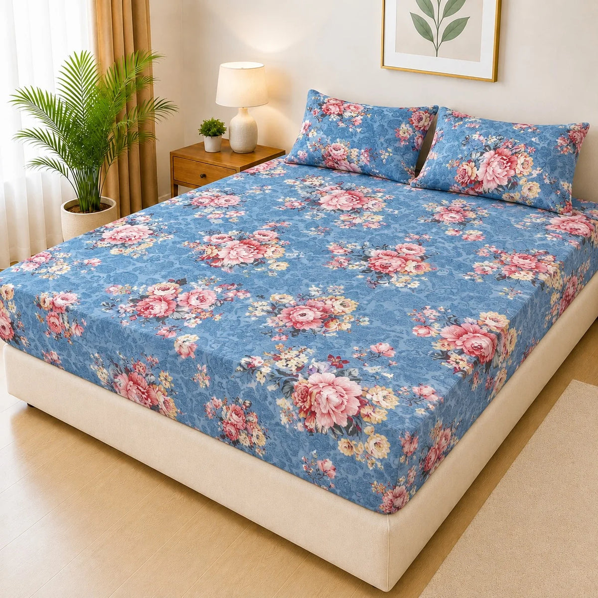 3 PC Printed Fancy Quilted Waterproof Set