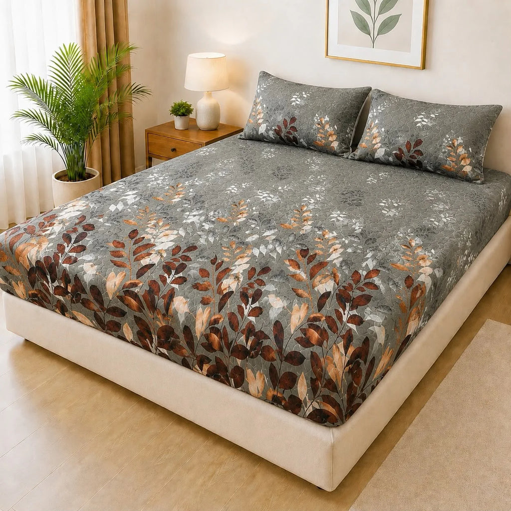 3 PC Printed Fancy Quilted Waterproof Set