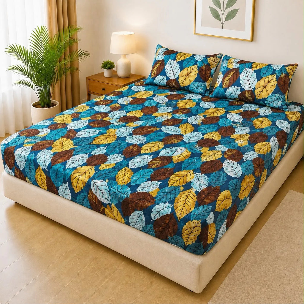 3 PC Printed Fancy Quilted Waterproof Set