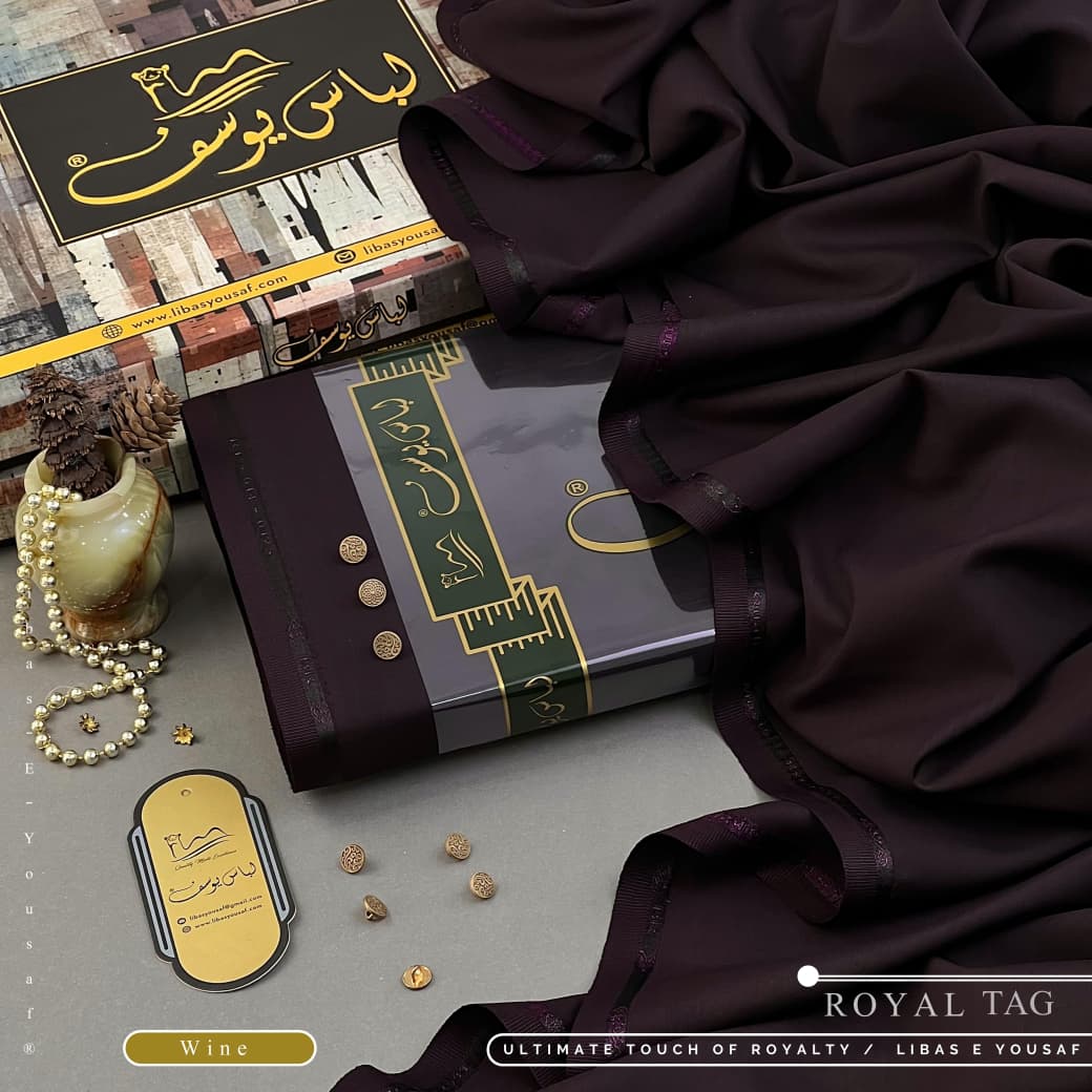 Libas-E-Yousaf® ROYAL – TAG wash & wear