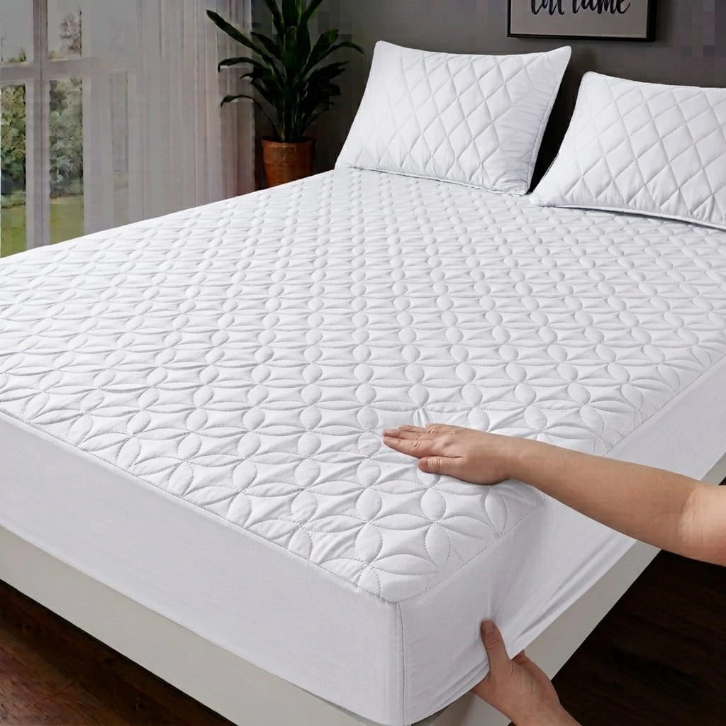 3 PC Quilted Waterproof Mattress Protector