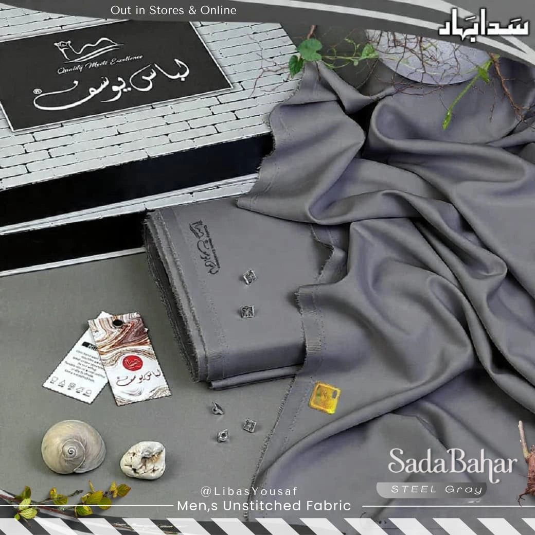 Sada Bahar – Premium Four Seasons Unstitched Fabric by Libas-E-Yousaf